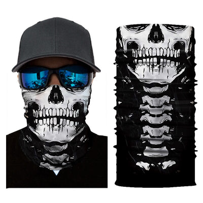 Movie Deadpool Bandana Skull Seamless Balaclava Buffs Magic Scarf Outdoor Sports Face Cover Men Women Fishing Hiking Neck Warmer