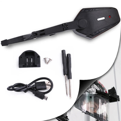 Helmet Extension Safety Electric Windshield Wiper E-bike Helmet Electric Wipers Durable Windshield Wiper