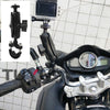 TUYU Motorcycle Bike Camera Holder Handlebar Mirror Mount Bracket 1/4 Metal Stand For insta 360 one X R GoPro MAX Hero Accessory