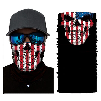 Movie Deadpool Bandana Skull Seamless Balaclava Buffs Magic Scarf Outdoor Sports Face Cover Men Women Fishing Hiking Neck Warmer