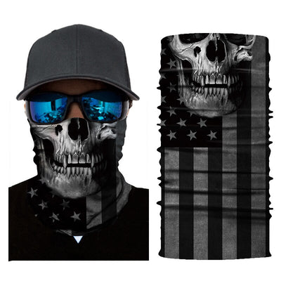 Movie Deadpool Bandana Skull Seamless Balaclava Buffs Magic Scarf Outdoor Sports Face Cover Men Women Fishing Hiking Neck Warmer