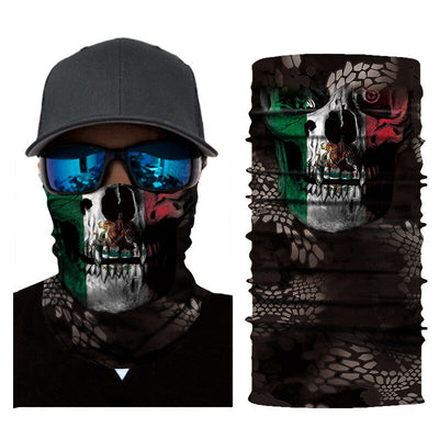 Movie Deadpool Bandana Skull Seamless Balaclava Buffs Magic Scarf Outdoor Sports Face Cover Men Women Fishing Hiking Neck Warmer