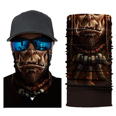 Movie Deadpool Bandana Skull Seamless Balaclava Buffs Magic Scarf Outdoor Sports Face Cover Men Women Fishing Hiking Neck Warmer