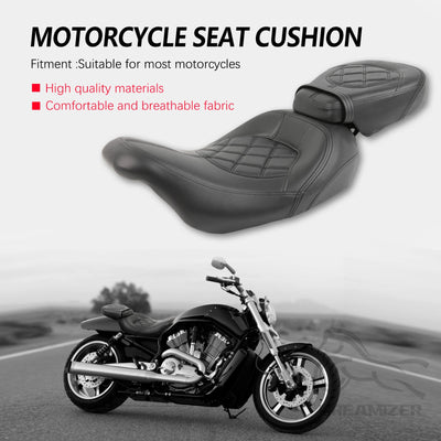 Motorcycle Driver Passenger Pillion Seat For Harley Touring Road Glide Limited Road King Electra Glide Standard Street 2009-2022