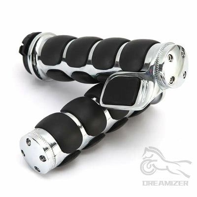 For Harley Davidson Sportster Dyna Softail VRod Chopper For Kawasaki Vulcan VN 500 1'' Motorcycle Handle Bar Hand Grips Spike