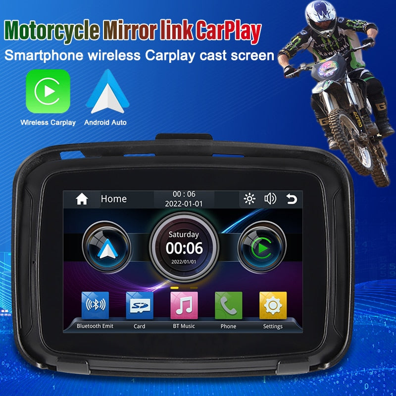 5inch Portable Moto Gps Navigation Motorcycle Ipx7 Waterproof
