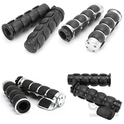 For Harley Davidson Sportster Dyna Softail VRod Chopper For Kawasaki Vulcan VN 500 1'' Motorcycle Handle Bar Hand Grips Spike