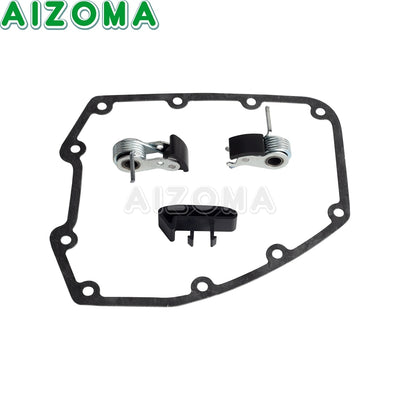 For Harley Twin Cam Cover Gasket Chain Guide Outer Inner Motorcycle Tensioner Complete Kit Fits Dyna Softail Touring 1999 - 2006