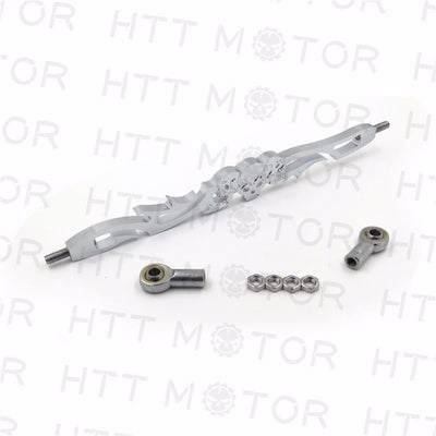 Aftermarket Free Shipping Motor Parts For Motorcycle Harley Softail FXDWG Dyna Wide Glide FLHR FLT CHROME Skull Shift Linkage