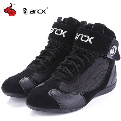 Motorcycle Boots Men Moto Riding Boots
