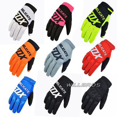 Motocross Racing Gloves Delicate Fox Guantes MTB MX BMX Mountain Bicycle Guants Cycling Motorcycle Moto Men ATV UTV Bike Luvas