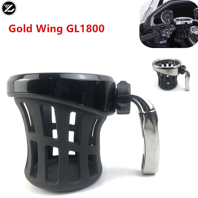 Motorcycle New Custom Drink Cup Holder For Honda Goldwing 1800 GL1800 ABS 01-15 F6B 13-2015 Drinking Holder Cup Carrier Support