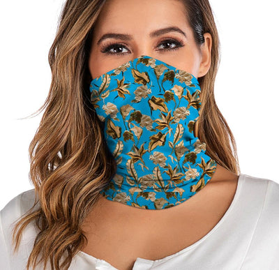 Unisex Washable Rave Bandana Neck Gaiter Tube Headwear For Women Men Face Scarf Dustproof Motorcycle Facemask Windproof Scarf