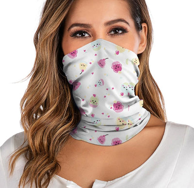 Unisex Washable Rave Bandana Neck Gaiter Tube Headwear For Women Men Face Scarf Dustproof Motorcycle Facemask Windproof Scarf