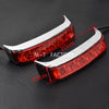 Motorcycle Rear Saddlebag Luggage Tail Light Turn Lamp Lens Cover For Harley Touring Road King FLHR 2014-2021 2022 Ultra Limited