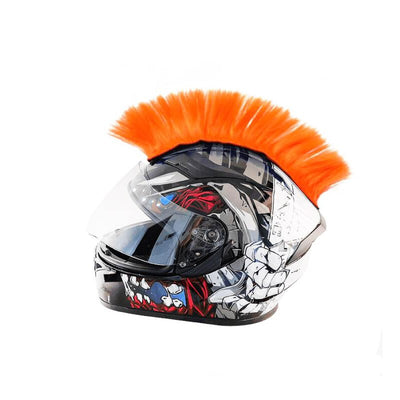 Colorful Helmet Decorations Hair Punk Colorful Motocross Full-Face Off-Road Helmet Decoration