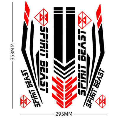 Motorcycle Sticker Universal Moto Fuel Tank Pad Motorcycle Stickers Motocross Protector Sticker Car Styling Vinyl Decal