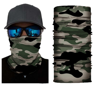 buffe Men Sports Motorcycle Multi-Functional Bandana Headband Camouflage Seamless Tubular Magic Bandanas Ring  Scarf