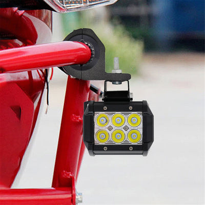 Car Motorcycle LED Headlight Clamps Brackets Tube Clamp Kit CNC for Motorcycle Light Mount for 22mm 7/8" Inch Handlerbar