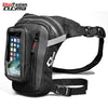 Motorcycle Waist Bag Leg Bag Reflective Sacoche Alforge Mochila Transparent Touch Operate Phone Bag Multi Pockets Wearable