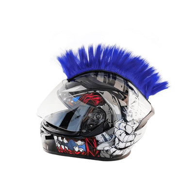 Colorful Helmet Decorations Hair Punk Colorful Motocross Full-Face Off-Road Helmet Decoration