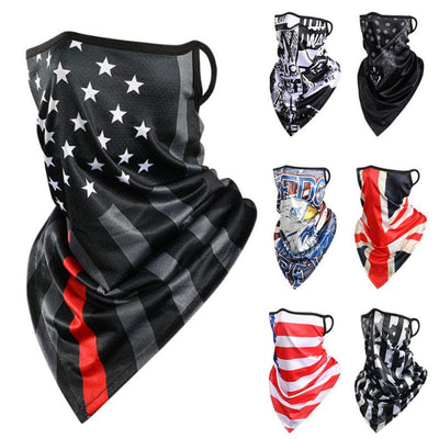Multi-function Motorcycle Face Mask Scarf Half Face Mask Neck Cover Scarf Anti-UV Cycling Bandana Outdoor Sports