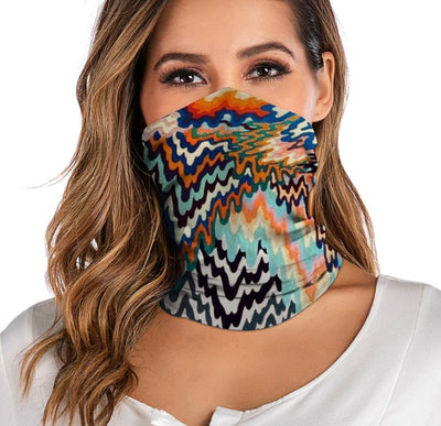 For Women Men Bandana Neck Gaiter Tube Headwear  Face Scarf Dustproof Motorcycle Facemask Windproof Scarf