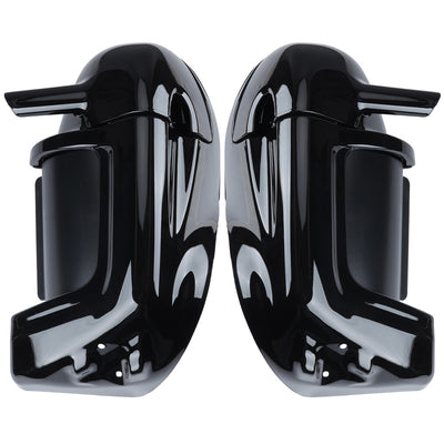 Motorcycle Lower Vented Leg Fairings Glove Box for Harley Touring 1983-2013 Road King Electra Street Glide Ultra Classic Black
