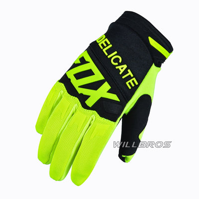 Motocross Racing Gloves Delicate Fox Guantes MTB MX BMX Mountain Bicycle Guants Cycling Motorcycle Moto Men ATV UTV Bike Luvas