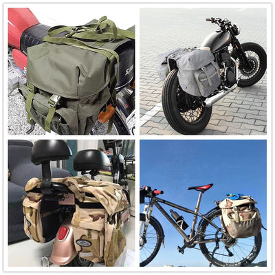 motorcycle saddle bag, travel waterproof