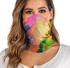 Unisex Washable Rave Bandana Neck Gaiter Tube Headwear For Women Men Face Scarf Dustproof Motorcycle Facemask Windproof Scarf