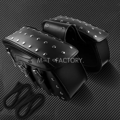 Motorcycle Luggage Saddlebag Tool Tail Side Bag Waterproof Leather For Harley Touring Dyna Sportster Softail Road Glide Fat Boy