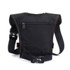 Men Waterproof Nylon Drop Leg Bags Thigh Hip Bum Belt Bag Waist Fanny Pack Boys Travel Riding Motorcycle Crossbody Shoulder Bags