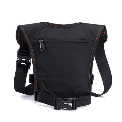 Men Waterproof Nylon Drop Leg Bags Thigh Hip Bum Belt Bag Waist Fanny Pack Boys Travel Riding Motorcycle Crossbody Shoulder Bags