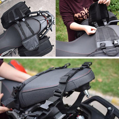 New Motorcycle Waterproof Racing Race Moto Helmet Travel Bags Suitcase Saddlebags + One Pair of Raincoat