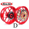 Arashi New CBR1000RR 2006-2016 Front Rear Wheel Rims For HONDA CBR1000 CBR 1000 RR 1 Set Front Rear Brake Disc Customized Color