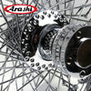 Arashi 18"x10.5" 80 Spoke Wheel Rim Rear Rims For Harley Davidson Custom Chopper Rigid FLST Softail FXST FXDWG FLHT FLH