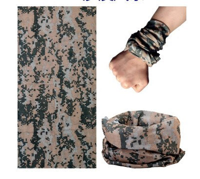 buffe Men Sports Motorcycle Multi-Functional Bandana Headband Camouflage Seamless Tubular Magic Bandanas Ring  Scarf