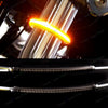 LED 39mm-41mm Fork Turn Signal Kit&Smoked Lens For Harley Victory Motorcycle