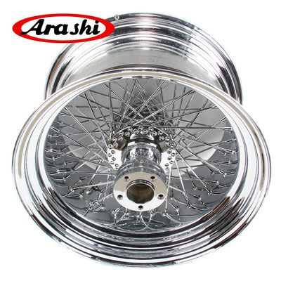 Arashi 18"x10.5" 80 Spoke Wheel Rim Rear Rims For Harley Davidson Custom Chopper Rigid FLST Softail FXST FXDWG FLHT FLH