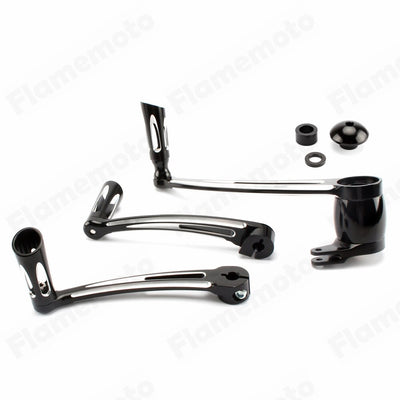 Motorcycle Brake Arm Pedal Kit Gear Shift Lever w/ Shifter Pegs For Harley Touring Road King Electra Glide FLT FLHX FLHT 14-2021