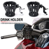 Gold Wing Motorcycle Passenger Water Bottle Drinking Drink Cup Mesh Basket Holder Bracket For Honda Goldwing GL 1800 GL1800 F6B