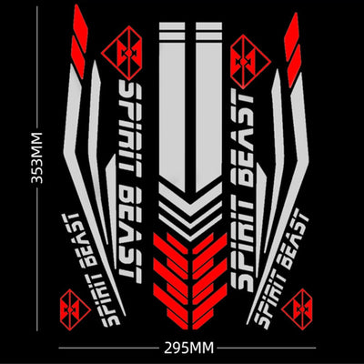 Motorcycle Sticker Universal Moto Fuel Tank Pad Motorcycle Stickers Motocross Protector Sticker Car Styling Vinyl Decal