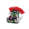 Colorful Helmet Decorations Hair Punk Colorful Motocross Full-Face Off-Road Helmet Decoration