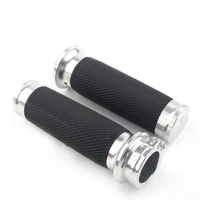 Handle Bar Hand Grips For Harley Touring Electra Glide Ultra Classic FLHTCU Universal Fit 25mm /1" Models Right 135mm Left 125mm