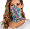 Unisex Washable Rave Bandana Neck Gaiter Tube Headwear For Women Men Face Scarf Dustproof Motorcycle Facemask Windproof Scarf