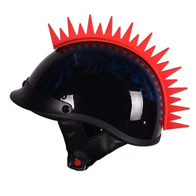 Colorful Helmet Decorations Hair Punk Colorful Motocross Full-Face Off-Road Helmet Decoration