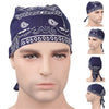 Adult Men Paisley Print Motorcycle Wrap Biker Hat Bandana Headscarf Skull Cap