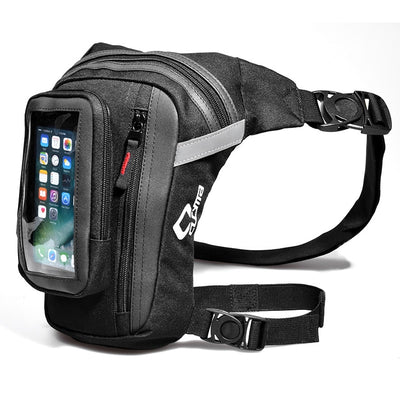 Motorcycle Waist Bag Leg Bag Reflective Sacoche Alforge Mochila Transparent Touch Operate Phone Bag Multi Pockets Wearable