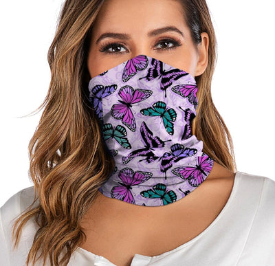 For Women Men Bandana Neck Gaiter Tube Headwear  Face Scarf Dustproof Motorcycle Facemask Windproof Scarf